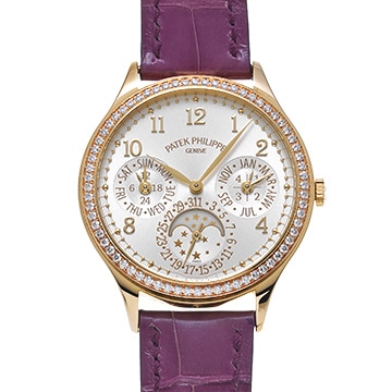 パテック フィリップ グランドコンプリケーション レディ ファースト パーペチュアルカレンダー 7140R-001 シルバー・ホワイト・オパーリン レディース 時計 【中古】【wristwatch】