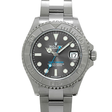ロレックス ヨットマスター 37 ダークロジウム 268622 スレートグレー ユニセックス 時計 【中古】【wristwatch】