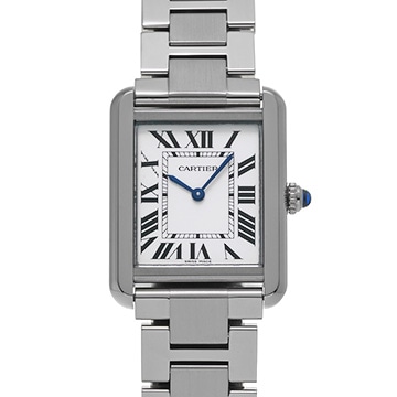 カルティエ タンク ソロ SM W5200013 シルバー レディース 時計 【中古】【wristwatch】