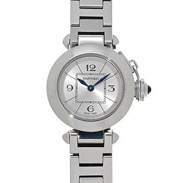 カルティエ ミスパシャ W3140007 シルバー レディース 時計 【中古】【wristwatch】