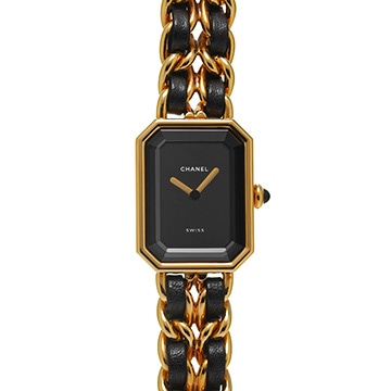 シャネル プルミエール XL H0001 ブラック レディース 時計 【中古】【wristwatch】