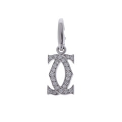 カルティエ C2 チャーム B3010300 K18ホワイトゴールド WG レディース ジュエリー 【中古】【jewelry】