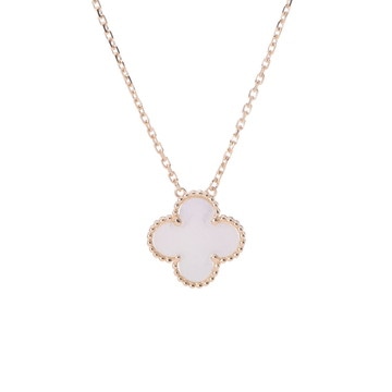 ヴァン クリーフ&アーペル ヴィンテージアルハンブラ ネックレス ゴールド K18イエローゴールド YG レディース ジュエリー 【中古】【jewelry】