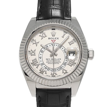 ロレックス スカイドゥエラー 326139 アイボリー メンズ 時計 【中古】【wristwatch】