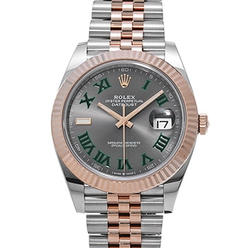 ロレックス デイトジャスト 41 126331 スレート メンズ 時計 【中古】【wristwatch】