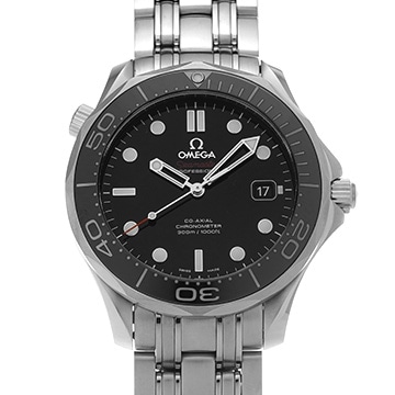 オメガ シーマスター ダイバー300 コーアクシャル 212.30.41.20.01.003 ブラック メンズ 時計 【中古】【wristwatch】
