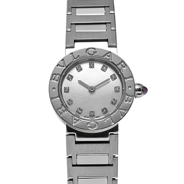 ブルガリ ブルガリブルガリ BB23S ホワイトシェル/ダイヤモンド レディース 時計 【中古】【wristwatch】