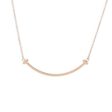 ティファニー Tスマイル ネックレス スモール ゴールド K18イエローゴールド YG レディース ジュエリー 【中古】【jewelry】