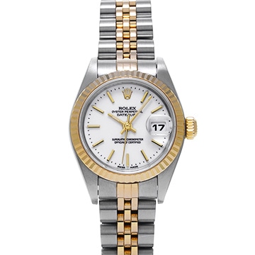 ロレックス デイトジャスト 79173 ホワイト レディース 時計 【中古】【wristwatch】