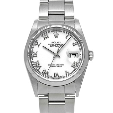 ロレックス デイトジャスト 16200 ホワイト メンズ 時計 【中古】【wristwatch】