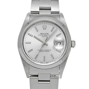 ロレックス オイスターパーペチュアル デイト 15200 シルバー メンズ 時計 【中古】【wristwatch】