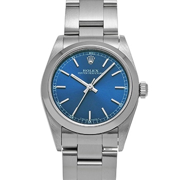 ロレックス オイスターパーペチュアル 77080 ブルー ユニセックス 時計 【中古】【wristwatch】