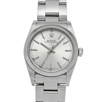 ロレックス オイスターパーペチュアル 77080 シルバー ユニセックス 時計 【中古】【wristwatch】