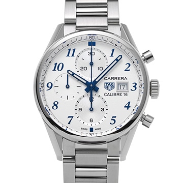 タグ ホイヤー カレラ キャリバー16 クロノグラフ ジャパン スペシャル エディション CBK2114.BA0715 シルバー メンズ 時計 【中古】【wristwatch】