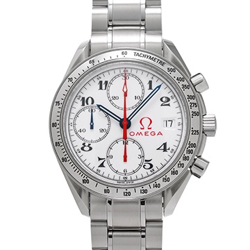 オメガ スピードマスター デイト オリンピックコレクション 3513.20 ホワイト メンズ 時計 【中古】【wristwatch】