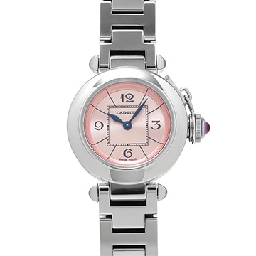 カルティエ ミスパシャ W3140008 ピンク レディース 時計 【中古】【wristwatch】