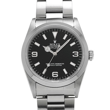 ロレックス エクスプローラー 14270 ブラック メンズ 時計 【中古】【wristwatch】
