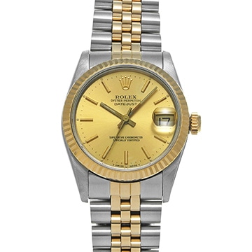 ロレックス デイトジャスト 31 68273 シャンパン ユニセックス 時計 【中古】【wristwatch】