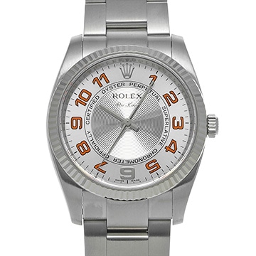 ロレックス エアキング 114234 シルバー メンズ 時計 【中古】【wristwatch】