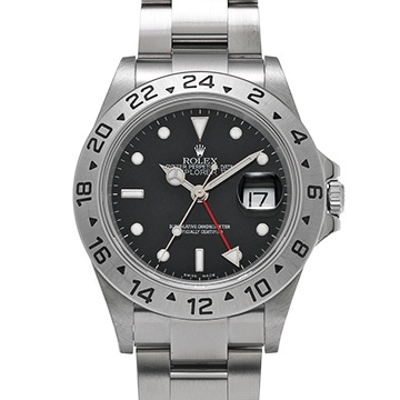 ロレックス エクスプローラーII 16570 ブラック メンズ 時計 【中古】【wristwatch】