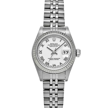 ロレックス デイトジャスト 79174 ホワイト レディース 時計 【中古】【wristwatch】