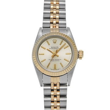 ロレックス オイスターパーペチュアル 67193 シルバー レディース 時計 【中古】【wristwatch】