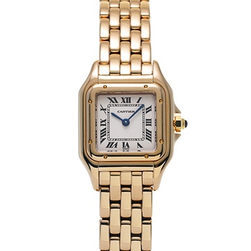 カルティエ パンテール SM W25022B9 アイボリー レディース 時計 【中古】【wristwatch】