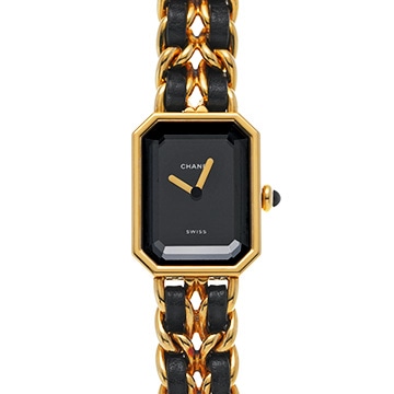 シャネル プルミエール S H0001 ブラック レディース 時計 【中古】【wristwatch】