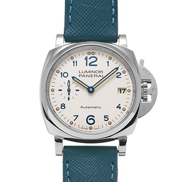 パネライ ルミノール ドゥエ 3デイズ アッチャイオ PAM00903 アイボリー メンズ 時計 【中古】【wristwatch】