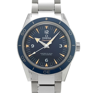 オメガ シーマスター 300 マスターコーアクシャル 233.90.41.21.03.001 ブルー メンズ 時計 【中古】【wristwatch】