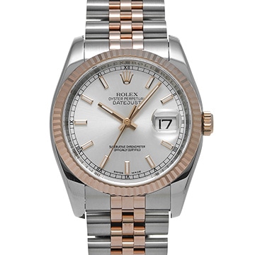 ロレックス デイトジャスト 36 116231 シルバー メンズ 時計 【中古】【wristwatch】