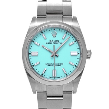 ロレックス オイスターパーペチュアル 36 126000 ターコイズブルー メンズ 時計 【新品】【wristwatch】