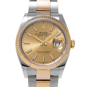 ロレックス デイトジャスト 36 126233 シャンパン メンズ 時計 【中古】【wristwatch】