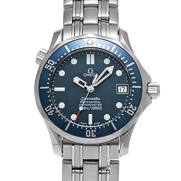 オメガ シーマスター 300 デイト 2551.80 ブルー メンズ 時計 【中古】【wristwatch】
