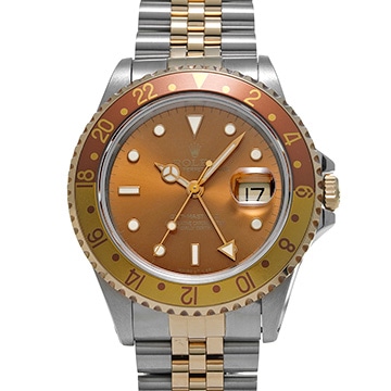 ロレックス GMTマスターII 16713 ブラウン メンズ 時計 【中古】【wristwatch】