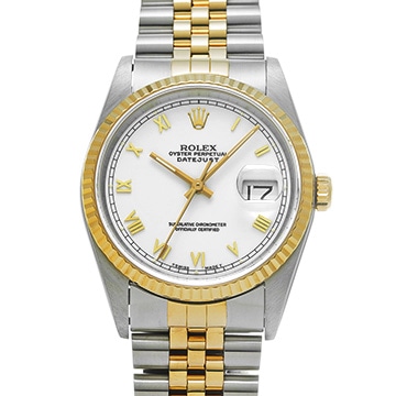 ロレックス デイトジャスト 16233 ホワイト メンズ 時計 【中古】【wristwatch】