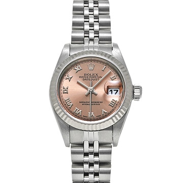 ロレックス デイトジャスト 79174 ピンク レディース 時計 【中古】【wristwatch】