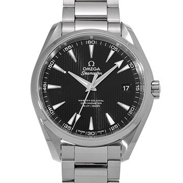 オメガ シーマスター アクアテラ マスターコーアクシャル 231.10.42.21.01.003 ブラック メンズ 時計 【中古】【wristwatch】