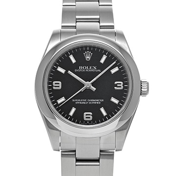 ロレックス オイスターパーペチュアル 31 177200 ブラック ユニセックス 時計 【中古】【wristwatch】
