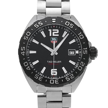 タグ ホイヤー フォーミュラ1 クォーツ WAZ1110.BA0875 ブラック メンズ 時計 【中古】【wristwatch】