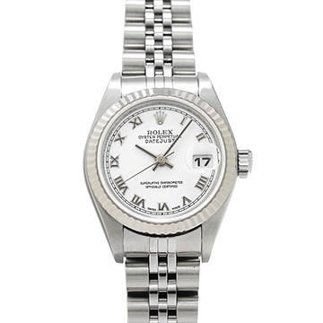 ロレックス デイトジャスト 79174 ホワイト レディース 時計 【中古】【wristwatch】