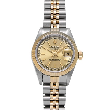 ロレックス デイトジャスト 69173 シャンパン レディース 時計 【中古】【wristwatch】