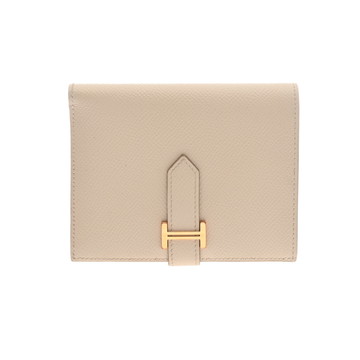 エルメス ベアンコンパクト クレ ヴォーエプソン ユニセックス 財布 【中古】【purse】