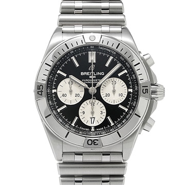 ブライトリング クロノマット B01 42 ジャパンエディション AB0134101B2A1 ブラック/シルバー メンズ 時計 【中古】【wristwatch】