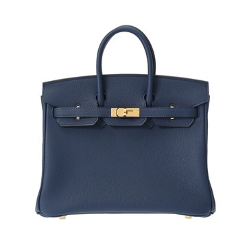 エルメス バーキン 25 ブルーネイビー トリヨンノビーヨ レディース バッグ 【未使用】【bag】