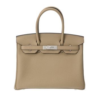 エルメス バーキン 30 ベージュマルファ/パラジウム金具 トゴ レディース バッグ 【未使用】【bag】