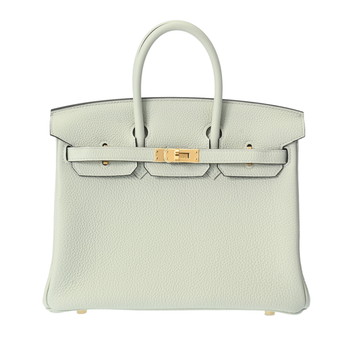 エルメス バーキン 25 グリネヴェ/ゴールド金具 トゴ レディース バッグ 【未使用】【bag】