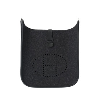 エルメス エヴリン 3 PM ブラック フェルト/ヴォースイフト レディース バッグ 【未使用】【bag】