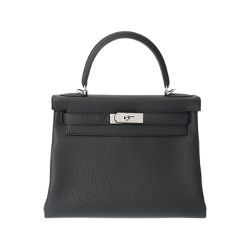 エルメス ケリー 28 内縫い ブラック/パラジウム金具 トゴ レディース バッグ 【未使用】【bag】