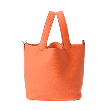 エルメス ピコタン ロック MM オレンジミニアン トリヨンクレマンス レディース バッグ 【未使用】【bag】